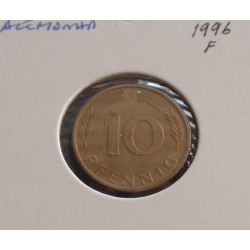 Alemanha - 10 Pfennig - 1996 F