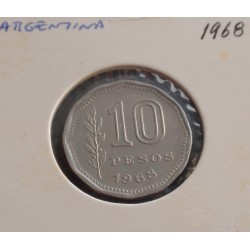 Argentina - 10 Pesos - 1968