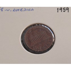 E. U. América - 1 Cent - 1959