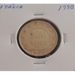 Itália - 200 Lire - 1998