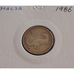 Malta - 1 Cent - 1986