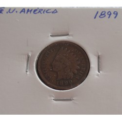 E. U. América - 1 Cent - 1899
