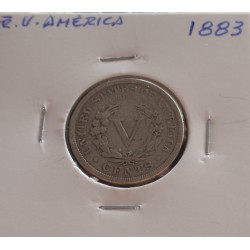 E. U. América - 5 Cents - 1883