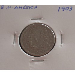 E. U. América - 5 Cents - 1903