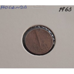 Holanda - 1 Cent - 1963