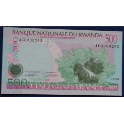 Ruanda - 500 Francs - 1998...