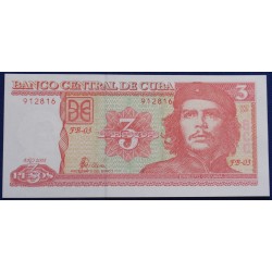 Cuba - 3 Pesos - 2005 - Nova