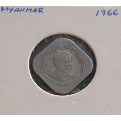 Myanmar - 10 Pyas - 1966