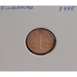Singapura - 1 Cent - 1995