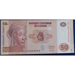 Rep. Dem. Congo - 50 Francs...
