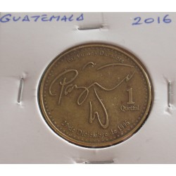 Guatemala - 1 Quetzal - 2016