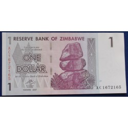 Zimbabwe - 1 Dollar - 2007...