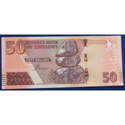 Zimbabwe - 50 Dollar - 2020...