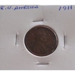 E. U. América - 1 Cent - 1911