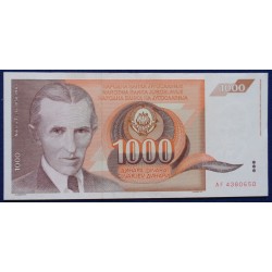 Jugoslávia - 1000 Dinara -...