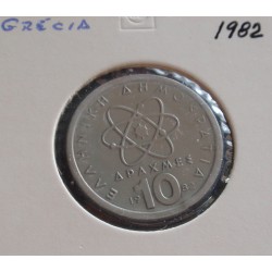 Grécia - 10 Drachmes - 1982
