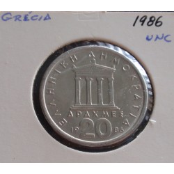 Grécia - 20 Drachmes - 1986...