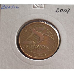Brasil - 25 Centavos - 2007