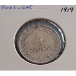 Portugal - 4 Centavos - 1919