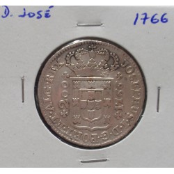 D. José - 12 Vinténs - 1766 - A. G. 30.04 - Prata