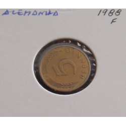 Alemanha - 5 Pfennig - 1988 F
