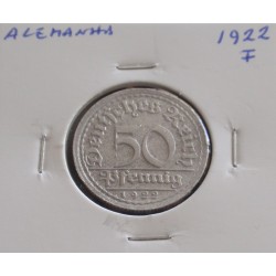 Alemanha - 50 Pfennig - 1922 F