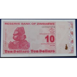 Zimbabwe - 10 Dollars -...