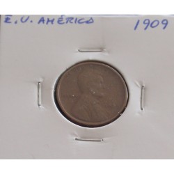 E. U. América - 1 Cent - 1909