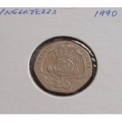 Inglaterra - 20 Pence - 1990