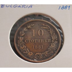 Bulgária - 10 Stotinki - 1881