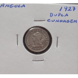 Angola - 1 Macuta - 1927 ( Dupla Cunhagem )