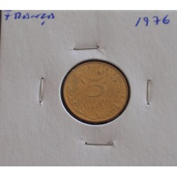 França - 5 Centimes - 1976