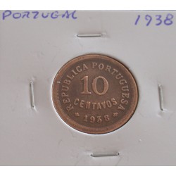 Portugal - 10 Centavos - 1938