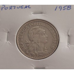 Portugal - 1 Escudo - 1958