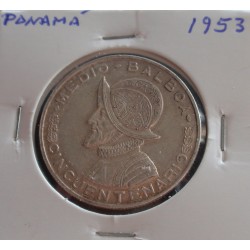 Panamá - 1/2 Balboa - 1953...