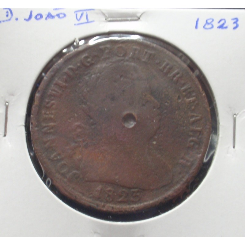 D. João VI - Pataco - 1823 - A. G. 04. 08