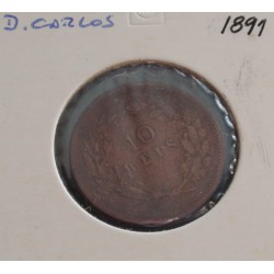D. Carlos - 10 Réis - 1891
