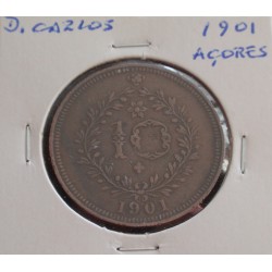 D. Carlos - 10 Réis - 1901...