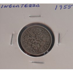 Inglaterra - 6 Pence - 1955
