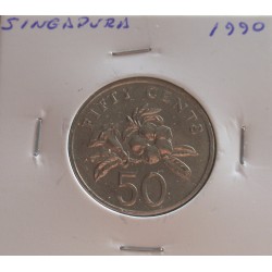 Singapura - 50 Cents - 1990