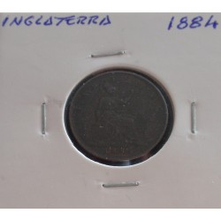 Inglaterra - 1 Farthing - 1884
