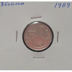 Bélgica ( Belgie ) - 1 Franc - 1989