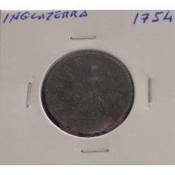 Inglaterra - 1 Farthing - 1754
