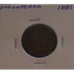 Inglaterra - 1 Farthing - 1881