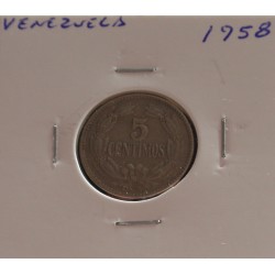 Venezuela - 5 Centimos - 1958
