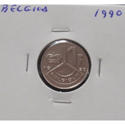 Bélgica ( Belgique ) - 1 Franc - 1990