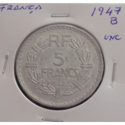 França - 5 Francs - 1947 B...