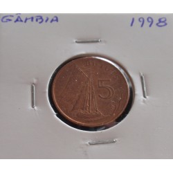Gâmbia - 5 Bututs - 1998