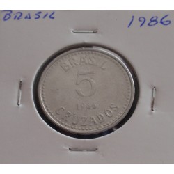 Brasil - 5 Cruzados - 1986