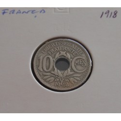 França - 10 Centimes - 1918